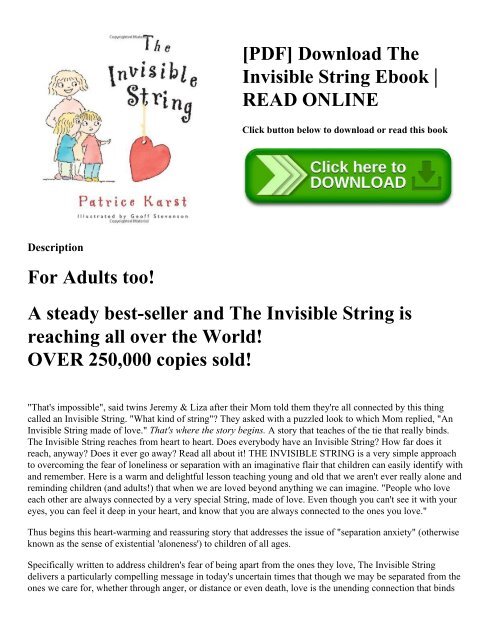 Pdf Download The Invisible String Ebook Read Online