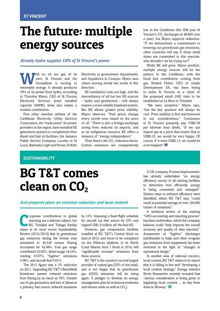 ENERGY Caribbean newsletter (April 2014 • Issue no. 72)