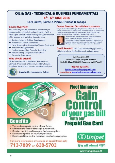 ENERGY Caribbean newsletter (April 2014 • Issue no. 72)