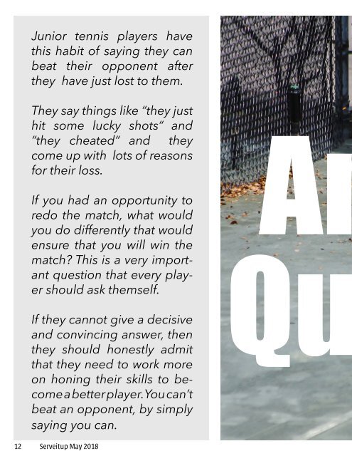 Serveitup Tennis Magazine #27