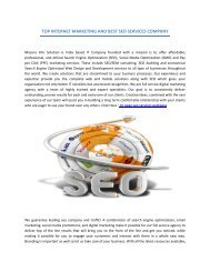 Customize Seo Packages By Mozoro