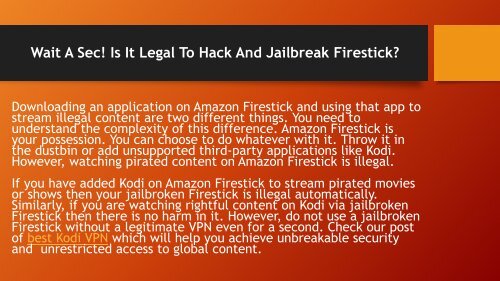 How To Jailbreak Firestick