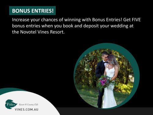 Swan Valley Wedding Giveaway worth over $14000 – Know More