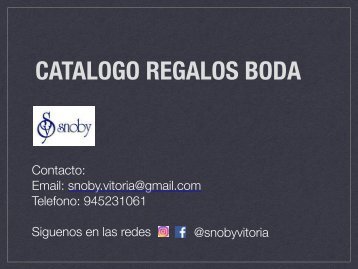 catalogo bodas