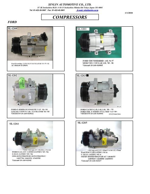 YOUNG SHINE COMPRESSORS 2018