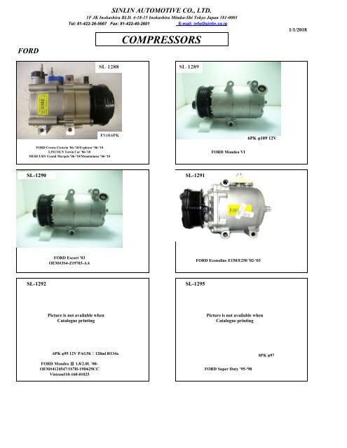 YOUNG SHINE COMPRESSORS 2018