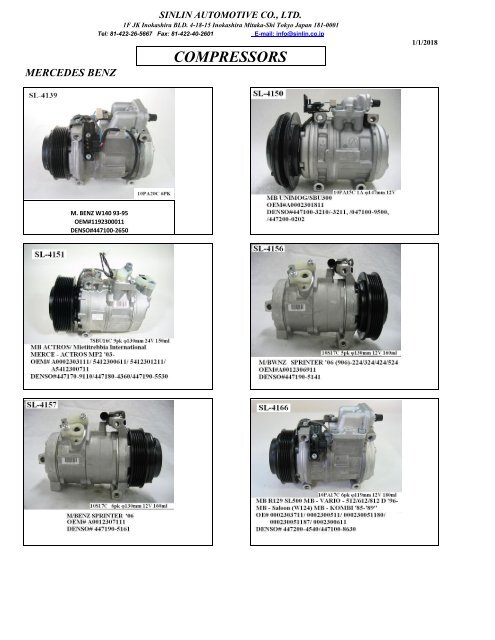 YOUNG SHINE COMPRESSORS 2018