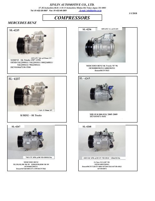 YOUNG SHINE COMPRESSORS 2018