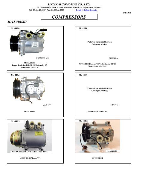 YOUNG SHINE COMPRESSORS 2018