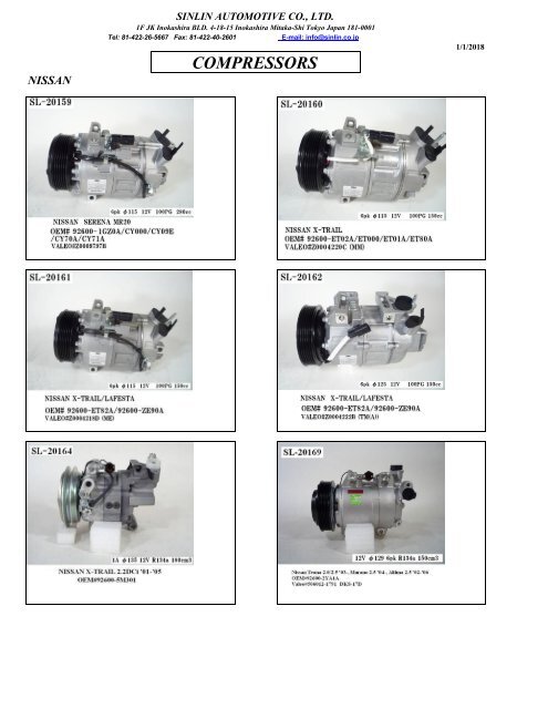 YOUNG SHINE COMPRESSORS 2018