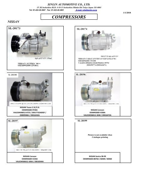 YOUNG SHINE COMPRESSORS 2018