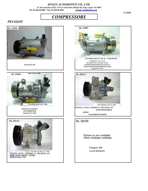 YOUNG SHINE COMPRESSORS 2018