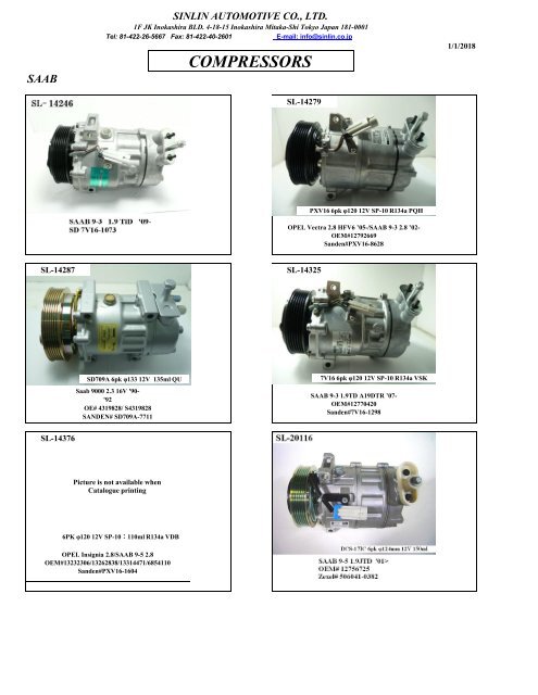 YOUNG SHINE COMPRESSORS 2018