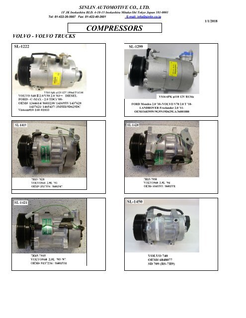 YOUNG SHINE COMPRESSORS 2018