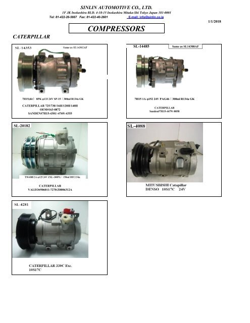 YOUNG SHINE COMPRESSORS 2018