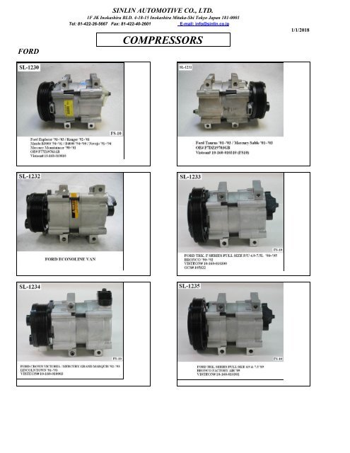 YOUNG SHINE COMPRESSORS 2018