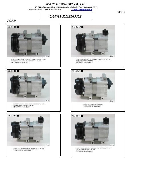 YOUNG SHINE COMPRESSORS 2018