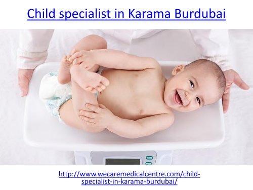 Child specialist in Karama Burdubai