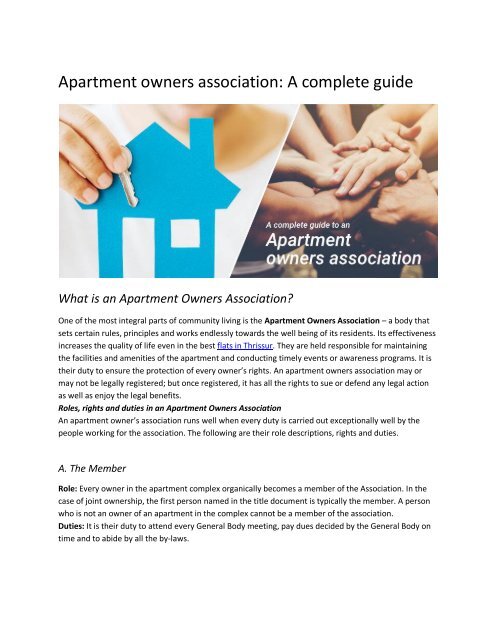 Apartment owners association (1)