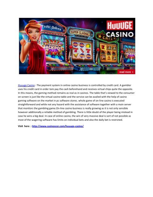  Grab The Chance of Earning Extra Bonus Points with Huuuge Casino