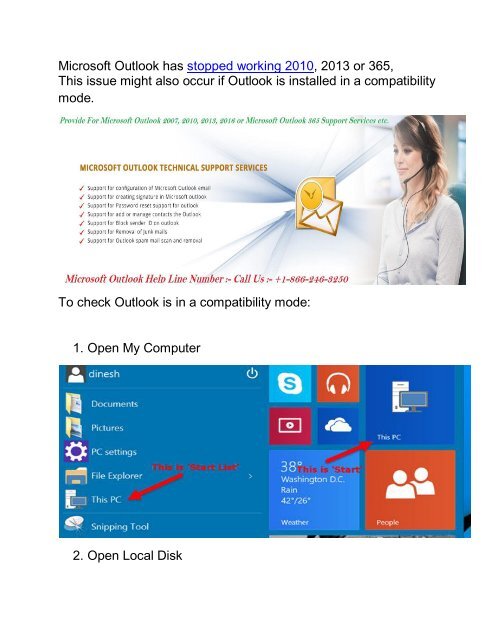 Microsoft Outlook has stopped working 2013
