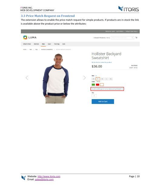 Magento 2 Price Match Extension by ITORIS INC