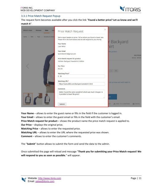 Magento 2 Price Match Extension by ITORIS INC