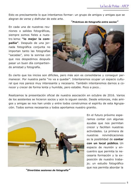 REVISTA FOTOGRÁFICA DE LA AFCP #1 ABRIL 2018