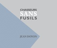 Jean Doyon - Chasseurs sans fusil