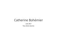 Catherine Bohemier - Lódź