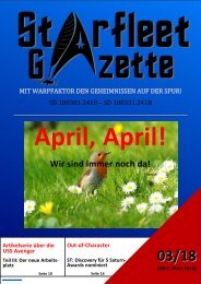 Starfleet-Gazette, Ausgabe 057 (Maerz 2018)