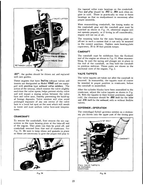 Bobcat Engine VH4D Repair manual