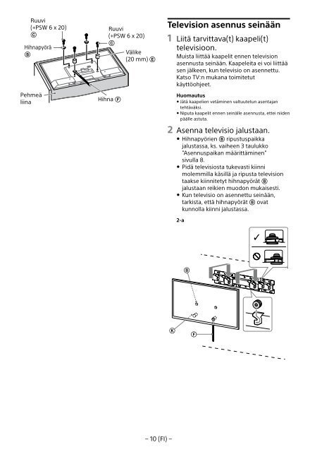 Sony KDL-49WD754 - KDL-49WD754 Mode d'emploi Slovaque