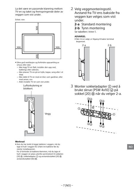 Sony KDL-49WD754 - KDL-49WD754 Mode d'emploi Slovaque