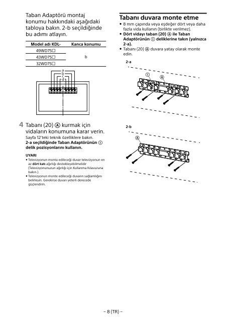 Sony KDL-49WD754 - KDL-49WD754 Mode d'emploi Slovaque