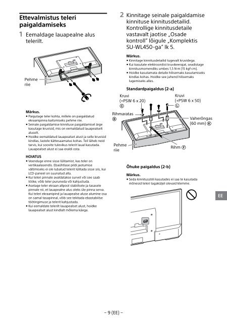 Sony KDL-49WD754 - KDL-49WD754 Mode d'emploi Slovaque