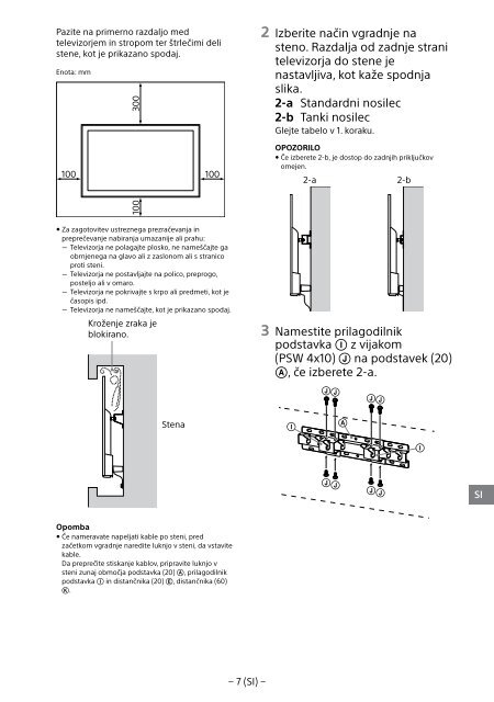 Sony KDL-49WD754 - KDL-49WD754 Mode d'emploi Slovaque