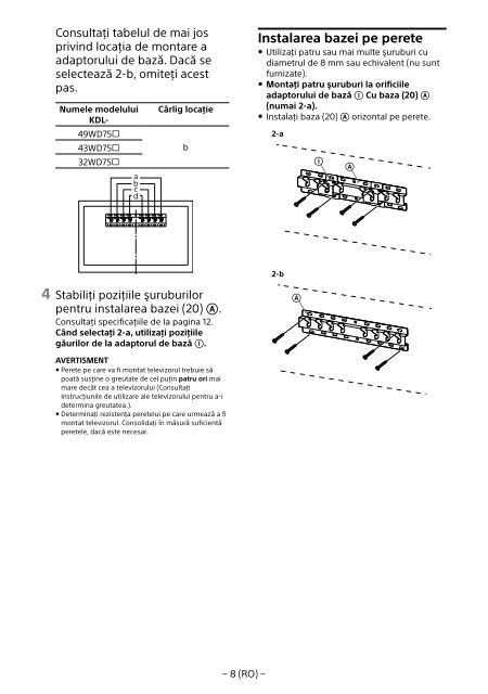 Sony KDL-49WD754 - KDL-49WD754 Mode d'emploi Finlandais