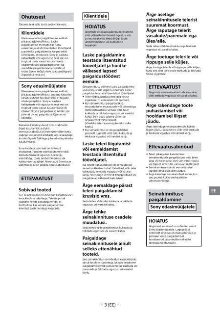 Sony KDL-49WD754 - KDL-49WD754 Mode d'emploi Finlandais