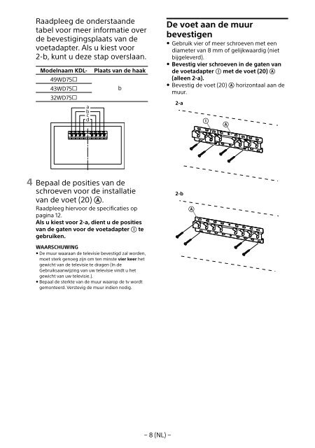 Sony KDL-49WD754 - KDL-49WD754 Mode d'emploi Finlandais