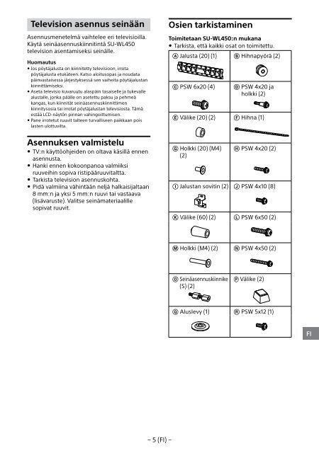 Sony KDL-49WD754 - KDL-49WD754 Mode d'emploi Fran&ccedil;ais