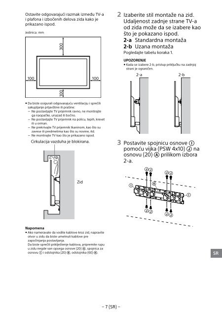 Sony KDL-49WD754 - KDL-49WD754 Mode d'emploi Fran&ccedil;ais