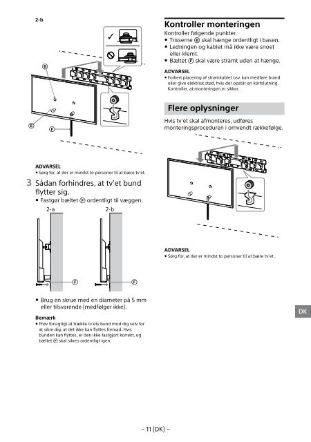 Sony KDL-49WD754 - KDL-49WD754 Mode d'emploi Norv&eacute;gien