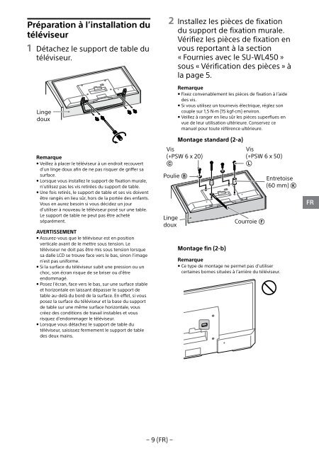 Sony KDL-49WD754 - KDL-49WD754 Mode d'emploi Norv&eacute;gien