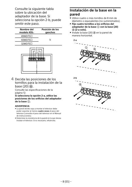 Sony KDL-49WD754 - KDL-49WD754 Mode d'emploi Norv&eacute;gien