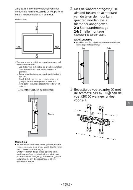 Sony KDL-49WD754 - KDL-49WD754 Mode d'emploi Norv&eacute;gien