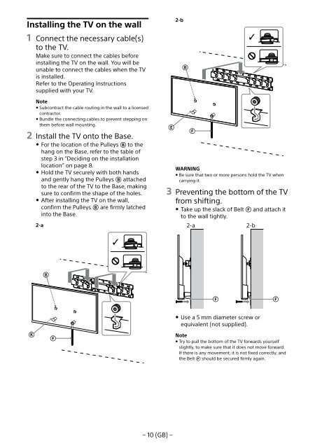 Sony KDL-49WD754 - KDL-49WD754 Mode d'emploi Turc