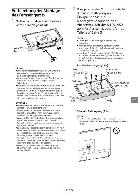 Sony KDL-49WD754 - KDL-49WD754 Mode d'emploi Turc