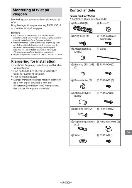 Sony KDL-49WD754 - KDL-49WD754 Mode d'emploi Anglais