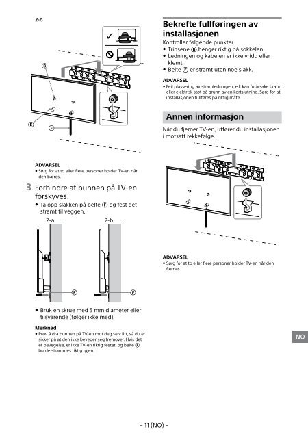 Sony KDL-49WD754 - KDL-49WD754 Mode d'emploi Anglais